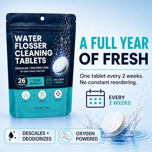 Berkland Water Flosser Cleaning Tablets - Up to 1 Year Supply - Image 2