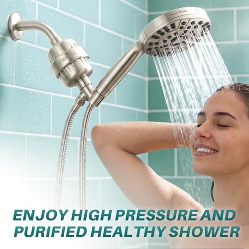 BESAQUO Shower Filter Head for Hard Water with 20 Filtration Stages - Image 2