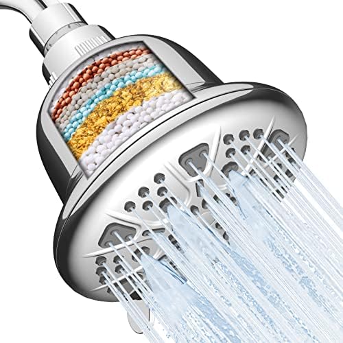 MakeFit Filtered Shower Head Bundle with 2-PACK Shower Filter Replacement Cartridge - Image 2