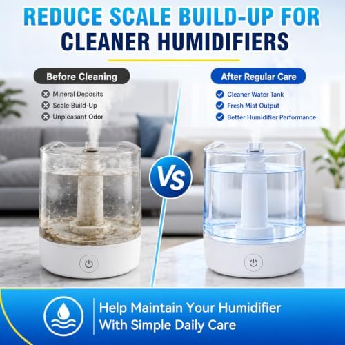 Humidifier Cleaner Drops, Slows Scale and Mineral Buildup, 3 x 30ml Bottles - Image 2