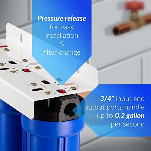 iSpring WCB32O Whole House Water Filter System, 3/4" Inlet/Outlet - Image 4