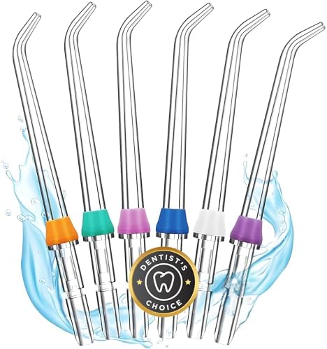 Water Flosser Replacement Tips for Waterpik, Replacement Heads for Waterpik (6 Classic Jet Tips) by FORTIVO