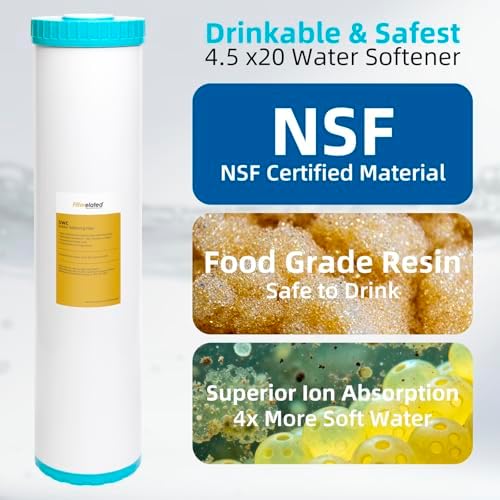 Filterelated 4.5" x 20" Whole House Water Softener Cartridge - Image 2