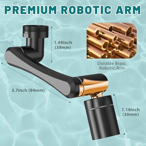 CECEFIN 1440 Swivel Faucet Extender for Kitchen/Bathroom Sink, NSF/ANSI 372 - Image 6
