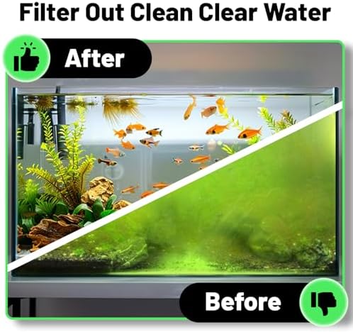hygger 3/4'' Thick Aquarium Filter Floss 12"x 86" Poly Fiber Fish Tank Filter Media Water Polishing Filter Pad for Sump Canister Hang On Back Filter Cut to Size - Image 4