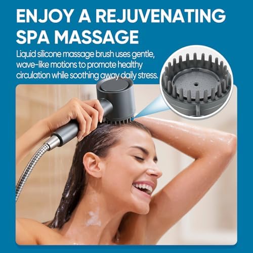 Filtered Shower Head with Handheld, 4+1 Spray Mode Showerhead with Filters - Image 5