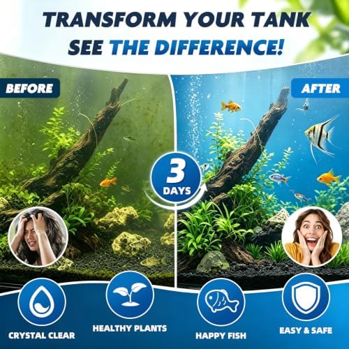 TARARIUM Small Aquarium Filter U-V for 10-30 Gallon Tank,118GPH Fish Tank Filters for Betta Fish Tank Green Clean Machine, Internal Pump Filter for Turtle Tank Saltwater Freshwater Crystal Clear - Image 2