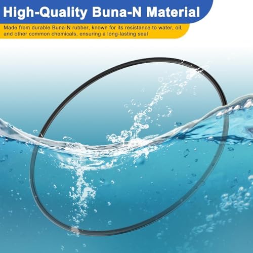 O-Ring Replacement 151122 O-Rings Compatible with Pentair Pentek Big Blue Water Filters, OEM Size O Ring, Buna-N Rubber 6 Pack - Image 3