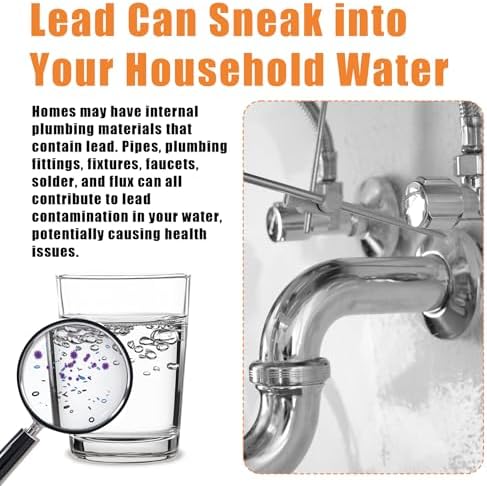 Lead Water Test Kit for Drinking Water: 2 Counts Water Lead Test Kit Detects Lead in Water, Accurate at Home Lead Testing Kit Results in 10 Minutes - Image 2