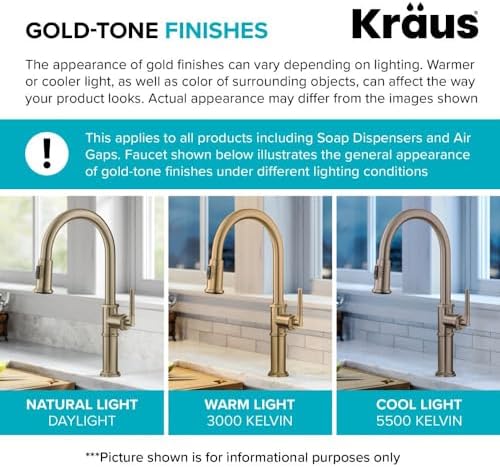 KRAUS Bolden 2-in-1 Commercial Style Pull Down Single Handle Water Filter Kitchen Faucet for Reverse Osmosis or Water Filtration System in Spot-Free Antique Champagne Bronze, KFF-1610SFACB - Image 5