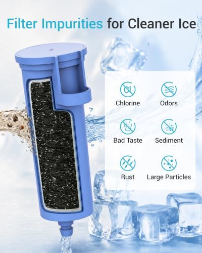 AQUA CREST C33-AS Water Filter Compatible with GE® Opal Ice Maker, 3 Pack - Image 3