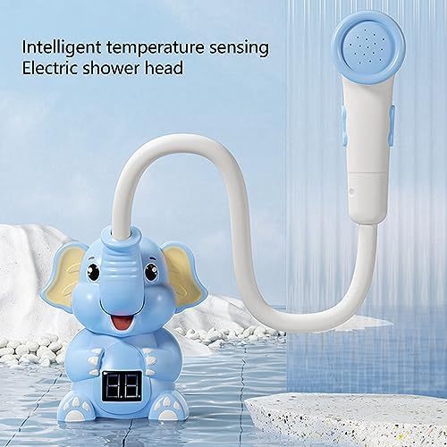 Baby Bath Shower Head with Thermometer and Flexible Hose (Style 2) - Image 3