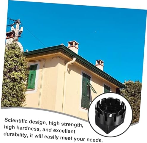 PVC Downspout Adapter for Rainwater Collection, Black - Image 4