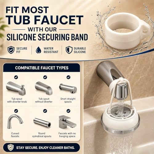 Bath Filter for Tub Faucet, Bathtub Water Filter,Bath Tub Filter - Image 4