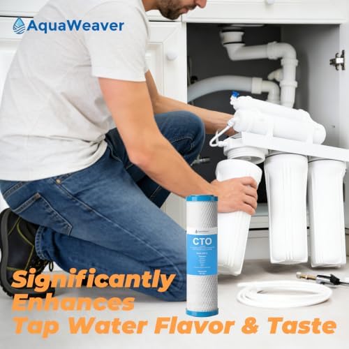 1 Micron 10" x 2.5" Whole House CTO Carbon Water Filter, 6-Pack - Image 6