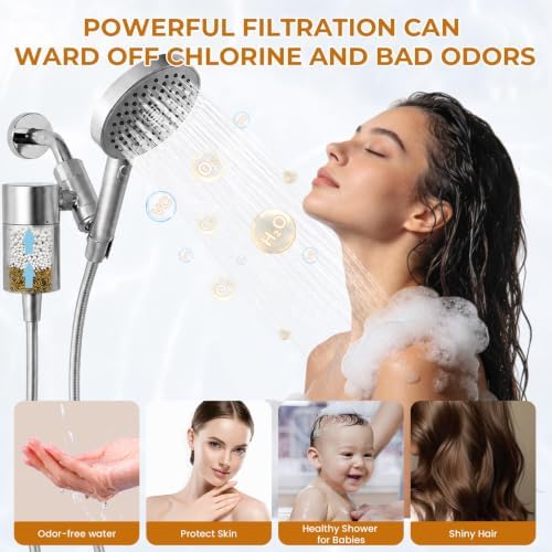1 Pack Replacement Shower Filter for Sproos! Shower Head,2-stage filtration - Image 5