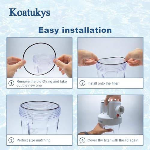 6Pcs WS03X10038 Water Filter Housing O-Ring Gasket for GE - Image 4