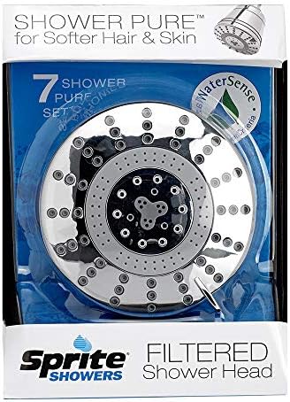 Sprite Showers Pure 7-Setting Filtered 1.75GPM Showerhead in Chrome (AE7E-CM-R) - Image 3