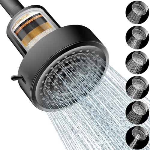 Filtered Shower Head, Shower Head with Filters for Healthy Hair & Skin by UltrTxenova