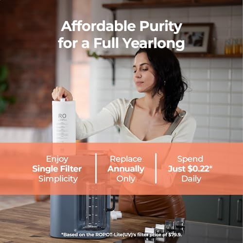 Bluevua RO100ROPOT-Lite Countertop Reverse Osmosis Water Filter - Image 6