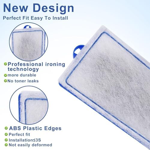 xbbwmrs 12-Pack Large Aquarium Filter Cartridges Compatible with Whisper Bio-Bag Power Filters - Assembled - Image 3