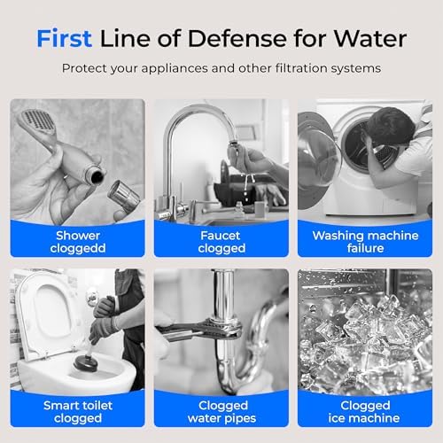 Waterdrop RPFK15 Spin Down Sediment Filter, 100 Micron+500 Micron - Image 5