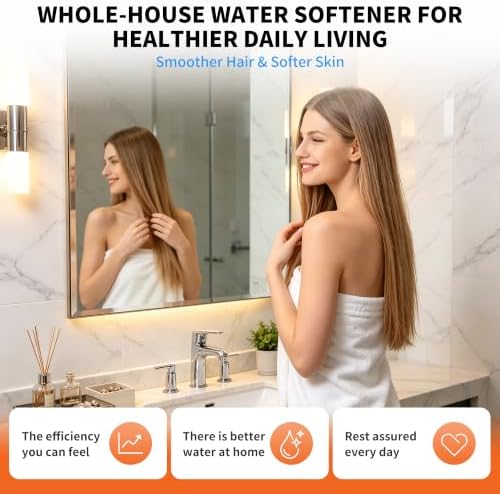16,000 Grain Whole House Water Softener System with CTO Filter - Image 2