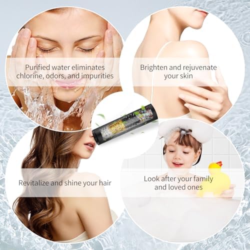 Filtered Shower Head with Handheld, 9 Spray Mode High Pressure Shower Head with 4 Filters, Hard Water Filter Showerhead - Remove Chlorine, Matte Black - Image 4