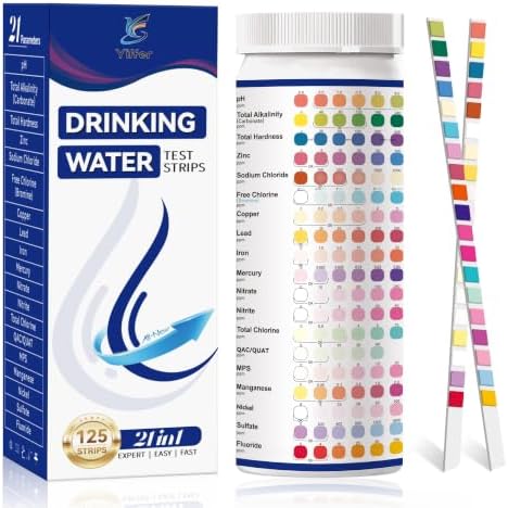 21-in-1 Drinking Water Test Strips, 125ct for Well & Tap by Unknown