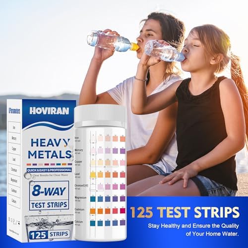 Heavy Metals Water Test Strips (125 Strips), 8 in 1 Home Water Test - Image 3