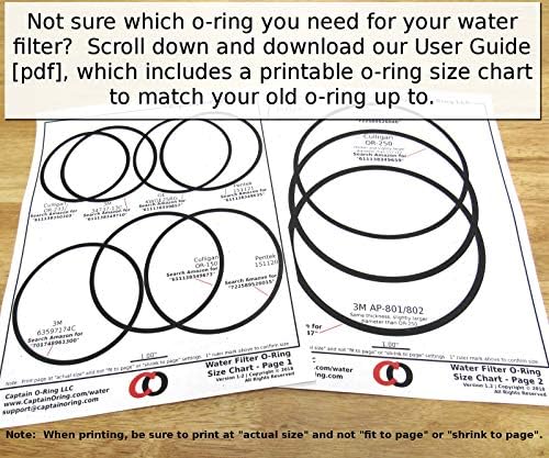 Captain O-Ring - Replacement for Culligan OR-150 Water Filter Housing ORing Gasket Seal (3 Pack) [for WH-S200-C, 3WH-STD-S01, HDG2VS4] - Image 7