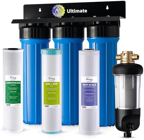 iSpring Ultimate Whole House Water Filter System w/Jumbo Sediment Filter by iSpring