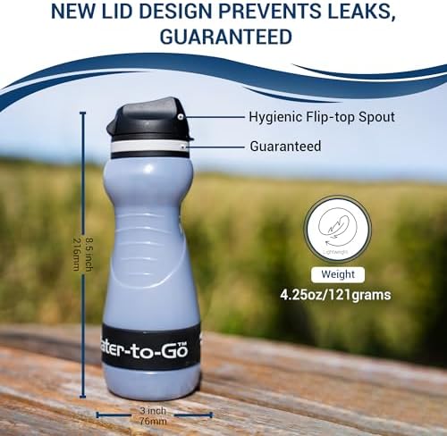 Water-to-Go Water Purifier Bottle for Hiking, 18.5oz Value Bundle - Image 3