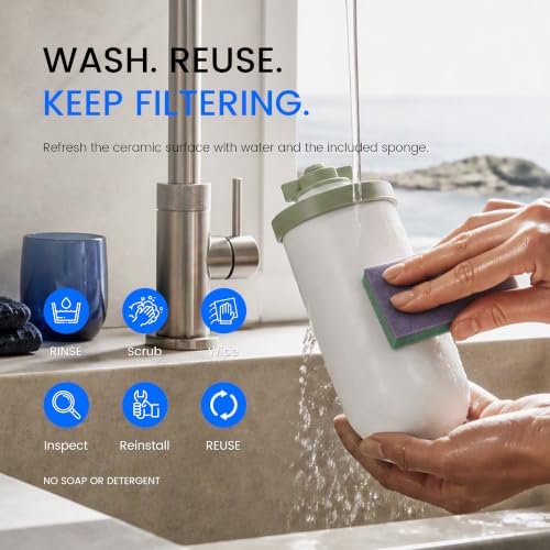 Purewell 5-Stage Gravity Water Filter System, Fluoride-Reduction Technology - Image 6