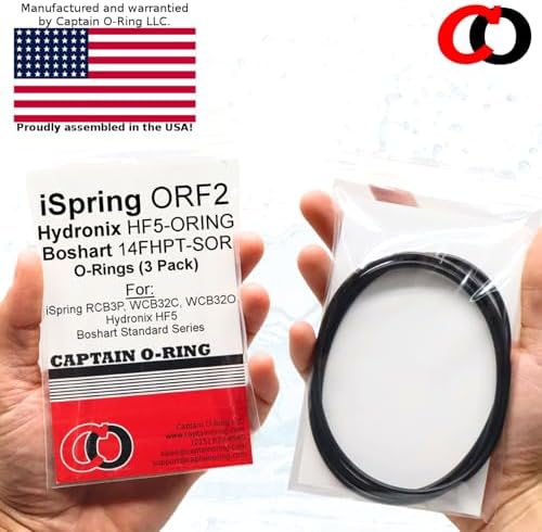 Captain O-Ring – Replacement ORF2 / HF5-ORING / 14FHPT-SOR O-Rings for iSpring RCB3P, WCB32C, WCB32O, Hydronix HF5, and Boshart Standard Water Filter (3 Pack) - Image 6