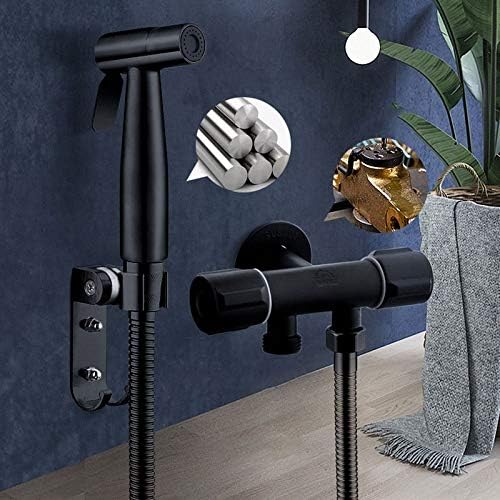 JSEIAJB Stainless Steel Toilet Hand Held Bidet Faucet Sprayer Bidet Set Sprayer Gun Toilet Spray for Bathroom Self Cleaning Shower - Image 2