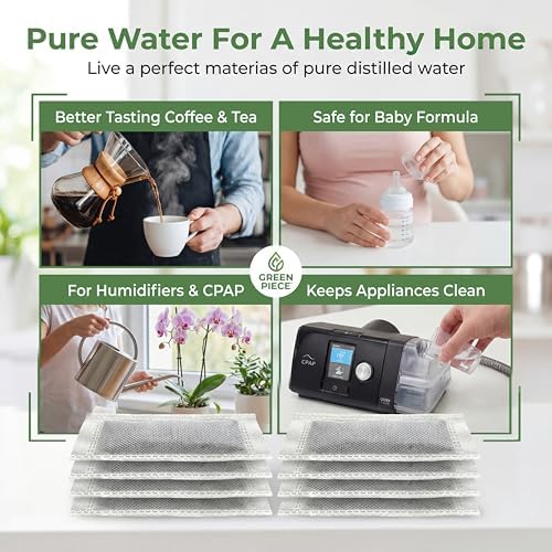 Green Piece® Water Distiller Filters - 12 Pack with Citric Acid - Made USA - Image 4