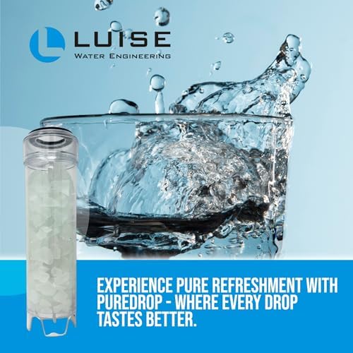 Luise 10"X2.5" Polyphosphate Hard Water Filter Cartridge, Scale Remover from Water Heater and Steamed Iron and,Salt-Free Water Softener for Shower, Sink and Whole House (L514.1000) - Image 6