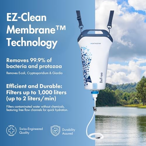 Katadyn BeFree Gravity Water Filter 3L for Camping, Backpacking & Hiking - Image 4