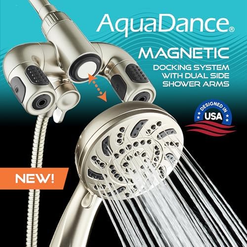 AquaDance High Pressure 156-mode Handheld Shower Head Combo with Hydro Arms - Image 2