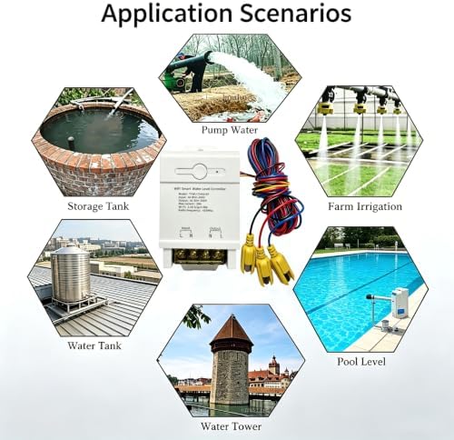 Tuya WiFi Water Level Controller/Monitor/Detector with Auto Fill Drain Mode - Image 3