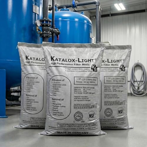 Katalox Light Filter Media 1.5 Cubic Foot (99 lb, 3 Pack) – High Capacity Iron, Manganese & Sulfur Removal – NSF Certified Water Filtration Media for Well & Commercial Systems - Image 6