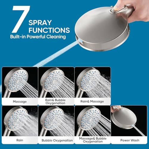 Cobbe Filtered Shower Head with Handheld, Water Softener for Hard Water - Image 5