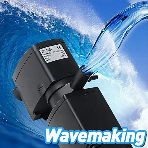 Fish Tank Filter Small Pond Filter for 100-200 Gal. Tank Crystal 420GPH Biochemical Filtration Powerful Submersible Water Pump Large Aquarium Accessories Air Supply - Image 5