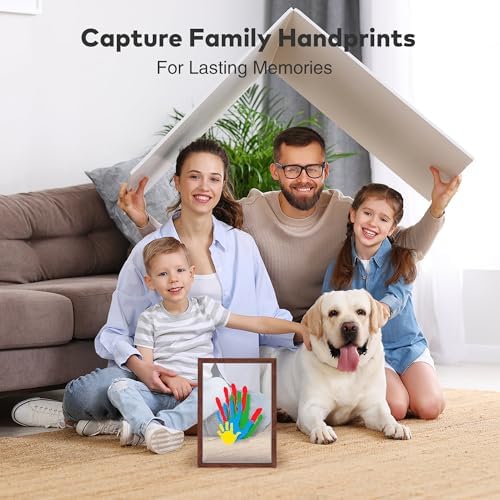 Family Handprint Kit for 4, Hand Print Keepsake Frame DIY Craft Gift - Image 2