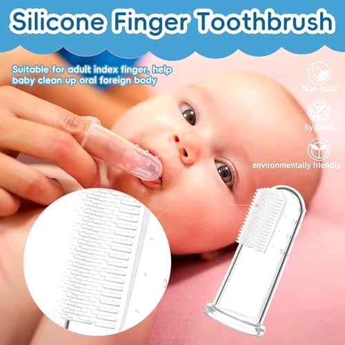 Baby Healthcare and Grooming Kit, 21pcs Baby Electric Nail Trimmer Set Newborn Nursery Health Care Set for Newborn Infant Toddlers Baby Boys Girls Kids Haircut Tools (21 Kits Grey White) - Image 5
