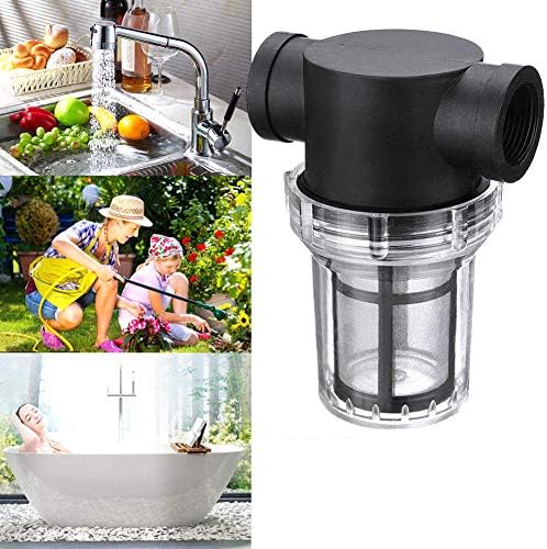 EKDJKK 1 inch Inline Mesh Strainer, Water Pump Strainer, Garden Hose Sediment Filter, Water Pump Filter, Pipeline Sprayer, Fits for RV Water Tank Pressure Washer Outdoor Hose, 40 mesh - Image 7