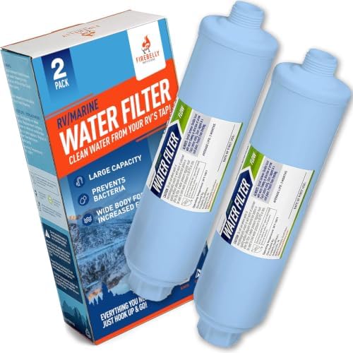 Firebelly Outfitters RV Water Filters 2 Pack, Camper Inline Water Filter by FirebellyOutfitters