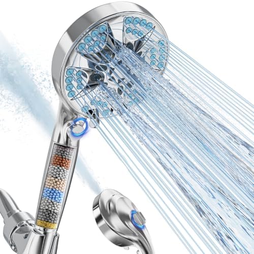 BESAQUO 9 Settings High Pressure Filtered Shower head with Handheld by BESAQUO