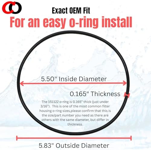 Captain O-Ring - Replacement 151122 O-Rings Compatible with Pentair Pentek Big Blue Water Filters OEM Size ORing Buna-N (3 Pack) - Image 6